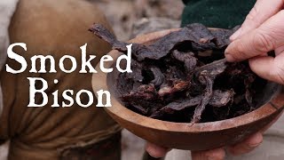 Smoked Bison  Historical Meat Preservation  The American Frontier [upl. by Ihc]