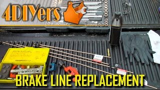 DIY How to Replace Brake Lines [upl. by Erdnassak]