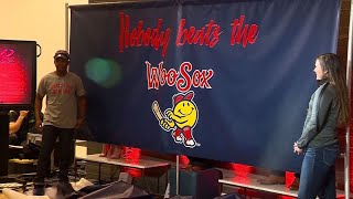 Is WooSox nickname logo home run or swingandmiss [upl. by Proudlove]