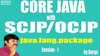 Core Java With OCJPSCJP javalangpackage Part1  Introductionobject classtoString [upl. by Budding]