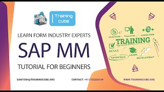 SAP MM Online Training Full TUTORIAL FOR BEGINNERS  Training Cube  9848346149 [upl. by Ringsmuth]