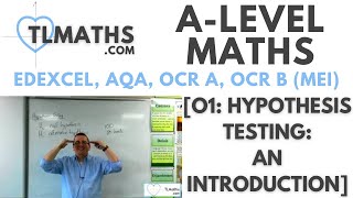 ALevel Maths O101 Hypothesis Testing An Introduction [upl. by Naziaf913]