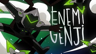 ENEMY GENJI OVERWATCH ANIMATION [upl. by Nnaeed860]