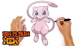 How to Draw Pokemon  Mew [upl. by Haidej183]