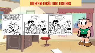 Interpretação de Tirinhas da Mônica [upl. by Nahtnahoj]