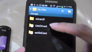 Connecting Flash Drive to Android Using USB OTG [upl. by Repotsirhc]