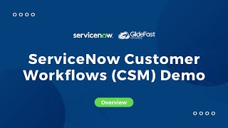 ServiceNow Customer Workflows CSM Demo  What are customer workflows [upl. by Winton]