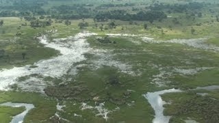 Okavango Delta Flight  Botswana [upl. by Carolle]