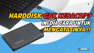 Cara Memperbaiki HDD Eksternal Tidak Terbaca [upl. by Lilaj]