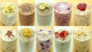 Overnight Oats in 10 ways [upl. by Greenberg270]