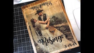 How To Transfer A Picture To Wood [upl. by Kelsi]