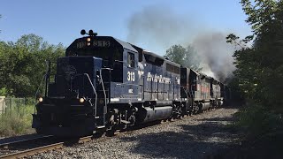 EMD Locomotives Working Hard [upl. by Sihon906]