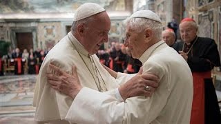 Pope Francis and Pope Benedict Make Joint Appearance [upl. by Ammamaria533]