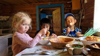 Life Far From Civilization In Russia in Remote Taiga Village [upl. by Aicittel]