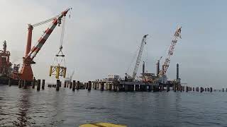 heavy lifting ng SAIPEM installation of platform [upl. by Egap736]