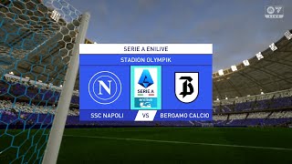 Napoli vs Atalanta 02112024 Serie A FC 25 [upl. by Derag]