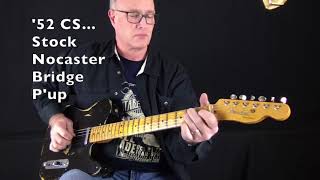 Telecaster Pickup Comparison Demo  Vintage Fender Kinman Barden [upl. by Airliah298]