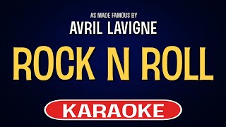 Avril Lavigne  Rock N Roll Karaoke Version [upl. by Nedyarb]