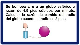 Razones de cambio relacionadas Ejemplo 1 [upl. by Ahsiri]