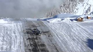 THE MOST DANGEROUS LANDING IN THE WORLD COURCHEVEL ALTIPORT [upl. by Clie701]