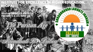 The Puritan Age By Arundhati R Dubey  NET JRF Class [upl. by Amsab]