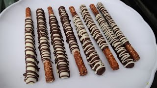 CHOCOLATE COVERED PRETZEL RODS [upl. by Krischer153]