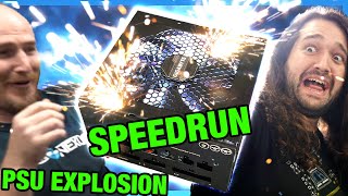 Speedrun Gigabyte Power Supply Explosion Biggest Failure Yet GPP750GM [upl. by Nerb136]