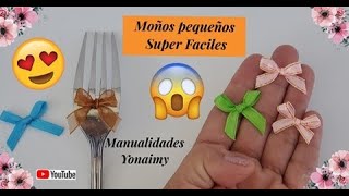 2 MANERAS SUPER 😲 FACILES DE HACER 🎀 MOÑOS PEQUEÑOS PERFECTOS 🎀 [upl. by Ahsaercal109]