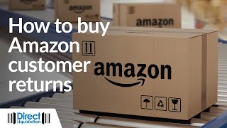 How to Buy Amazon Customer Returns Pallets Online [upl. by Brandwein921]