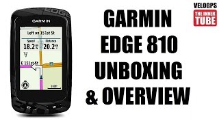 Garmin Edge 810 Unboxing amp Overview [upl. by Ahsimed]