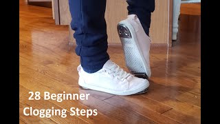 Beginners From Scratch  28 Clogging Dance Steps  Part 1 [upl. by Floria31]