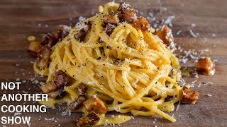 PERFECT SPAGHETTI CARBONARAthe easy way [upl. by Lehcear]