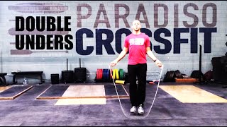 HOW TO LEARN DOUBLE UNDERS STEP BY STEP  Paradiso Crossfit [upl. by Slaby]