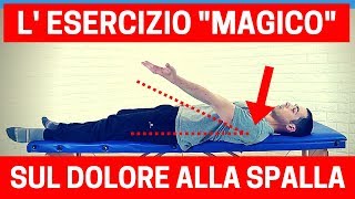 L quotesercizio magicoquot per battere il DOLORE ALLA SPALLA periartrite tendinopatia [upl. by Aiem]