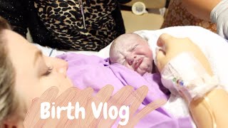 EMOTIONAL BIRTH amp LABOUR VLOG  STILLBORN TWIN SISTER  Amber Lorraine [upl. by Gnehc]