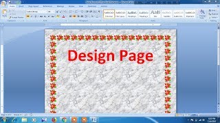 How to design page in Microsoft Word [upl. by Warfourd]