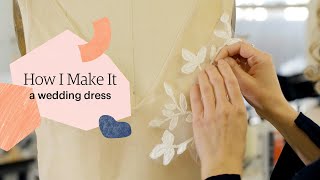 How to Make a Wedding Dress from Start to Finish  How I Make It  Etsy [upl. by Benson]