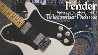 Fender American Professional II Telecaster Deluxe  ReviewDemo [upl. by Peednas212]