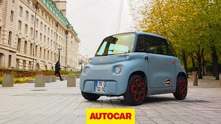 Citroen AMI review  Driving the new electric city car at 28mph  Autocar [upl. by Groscr]