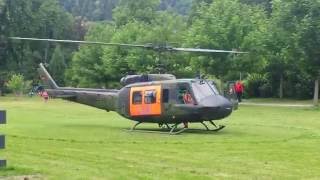 Bundeswehr  Start SAR 41 Bell UH1D 7073 [upl. by Muiram]