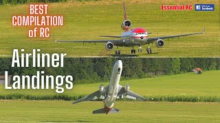 BEST COMPILATION of RC AIRLINER LANDINGS  PART 1 [upl. by Lucinda502]