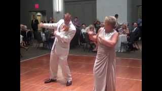 Energetic MotherSon First Wedding Dance [upl. by Elleynod]