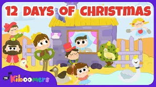 12 Days of Christmas Song  The Kiboomers Preschool Songs for Kids [upl. by Ardys]