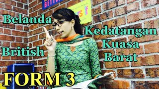 BAB 1 Kedatangan Kuasa Barat  SEJARAH TINGKATAN 3  PT3 [upl. by Etsyrk]