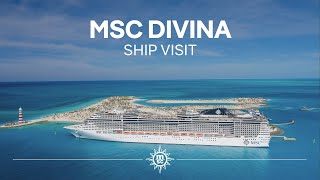 MSC Divina  Ship Visit [upl. by Hanzelin]