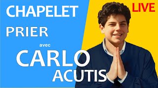 Chapelet avec CARLO Acutis en Live 🙏 Rosaire Joyeux [upl. by Gina]