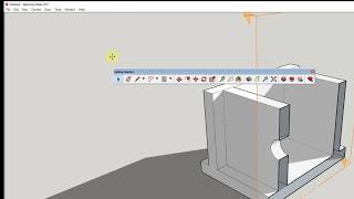 SketchUp restoring lost toolbar [upl. by Salot]