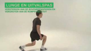 Oefening bovenbeen lunge en uitvalspas [upl. by Beatrix]