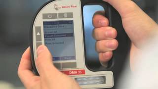 DMA 35 Portable Density Meter Features  Anton Paar [upl. by Norved]