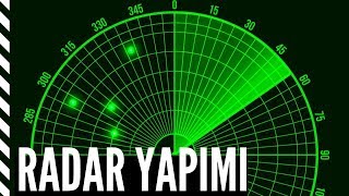 Arduino İle Radar Nasıl Yapılır HCSR04  Servo Motor Kullanarak [upl. by Egdamlat985]